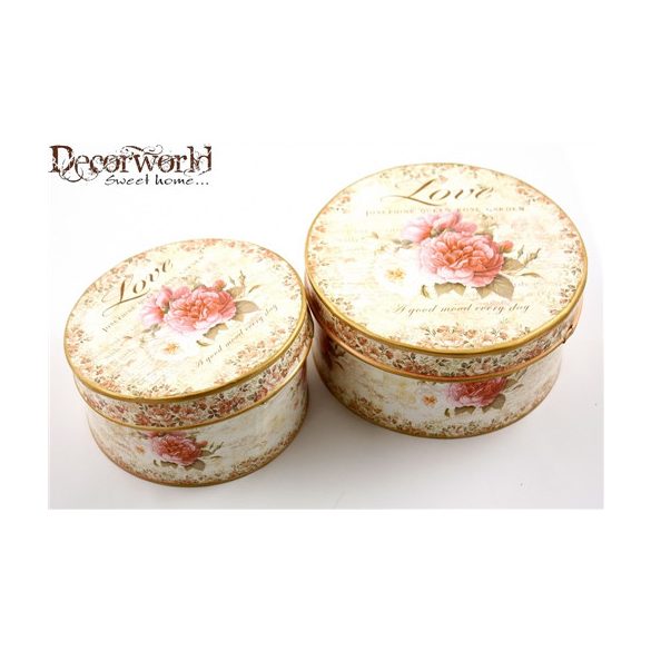 Bád. kördoboz 14,5x6,5cm