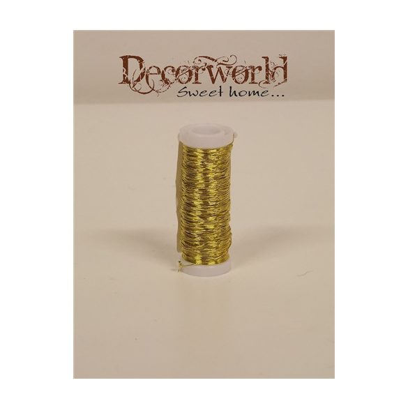 Dekordrót 0,6mm 70g óarany