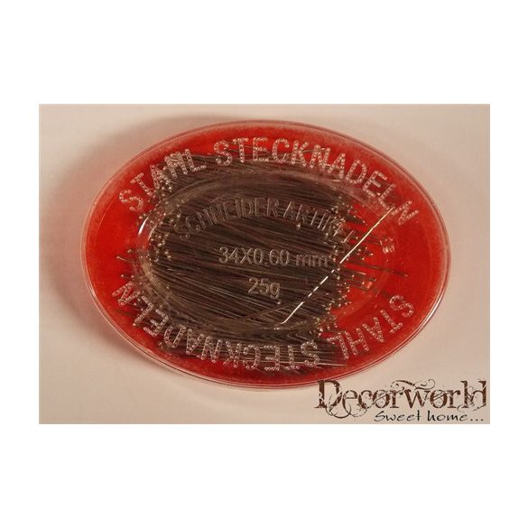 Gombostű 34x0,6mm 25g