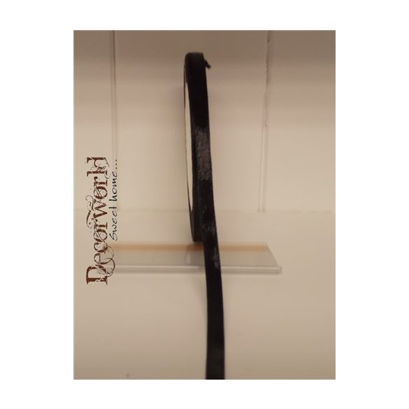 Szatén szalag 6mm/22.86m fekete