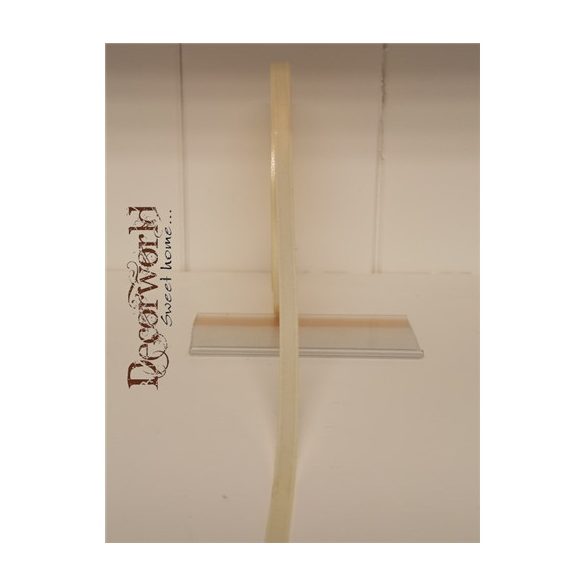 Szatén szalag 6mm/22.86m krém