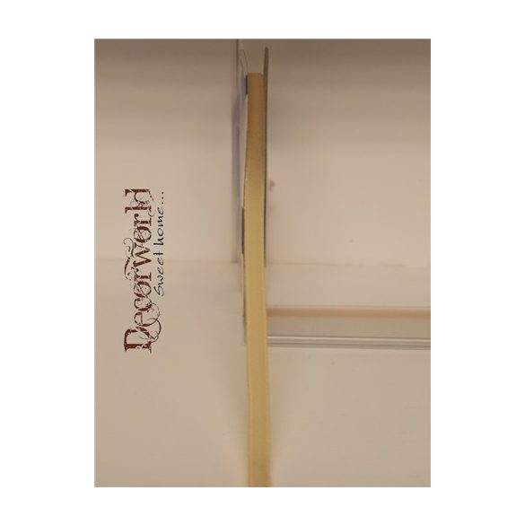 Szatén szalag 6mm/22.86m világos homok