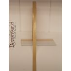 Szatén szalag 6mm/22.86m sötét homok