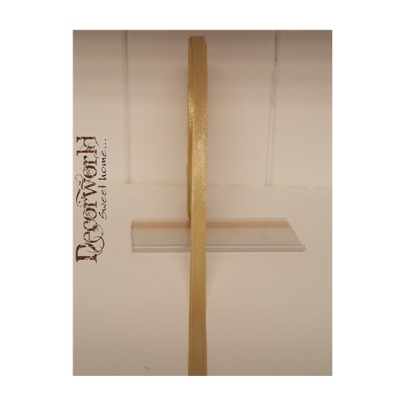 Szatén szalag 6mm/22.86m sötét homok