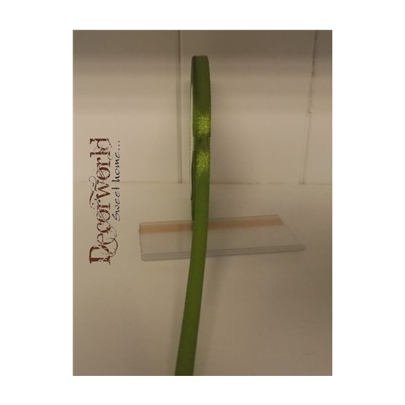 Szatén szalag 6mm/22.86m világos moha