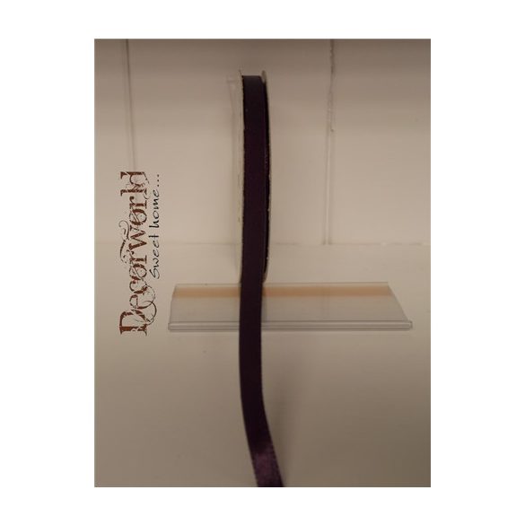 Szatén szalag 6mm/22.86m padlizsán lila