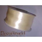 Szatén szalag 38mm/22.86m krém
