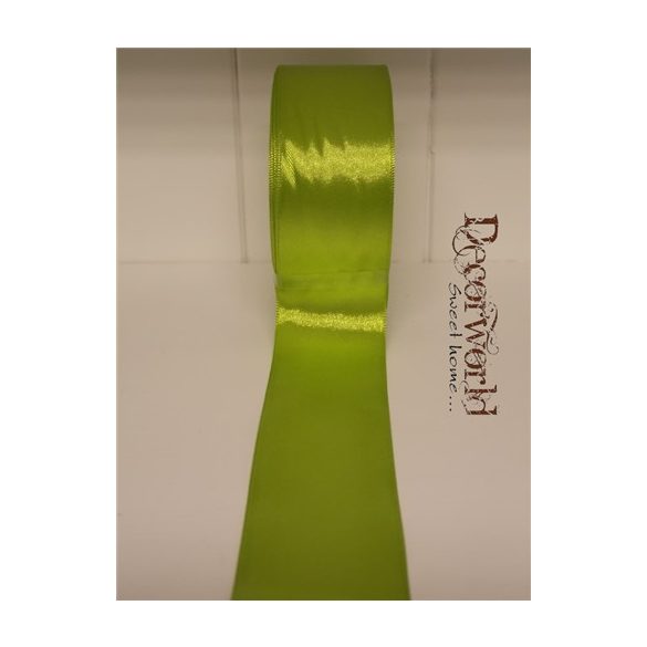 Szatén szalag 38mm/22.86m pisztácia