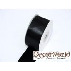 Szatén szalag 38mm/22.86m fekete