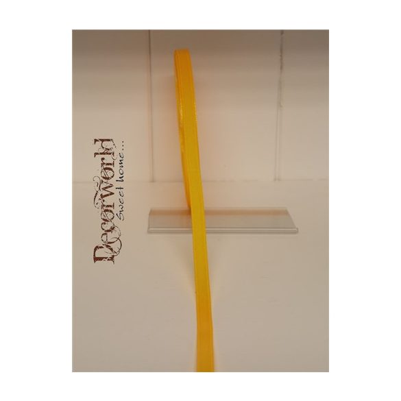 Szatén szalag 6mm/22.86m napsárga