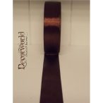 Szatén szalag 25mm/22.86m sötét barna