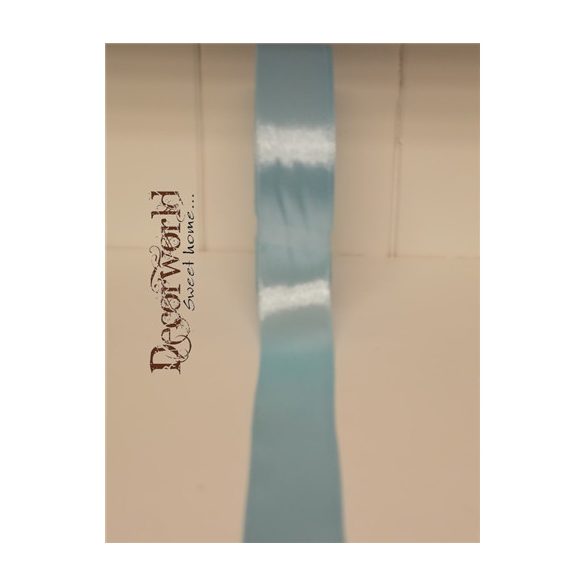 Szatén szalag 25mm/22.86m világos kék