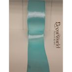 Szatén szalag 38mm/22.86m vízkék