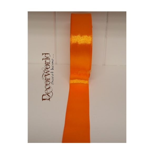 Szatén szalag 25mm/22.86m narancs