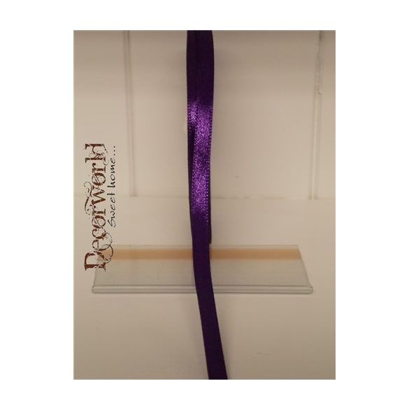 Szatén szalag 6mm/22.86m világos padlizsán