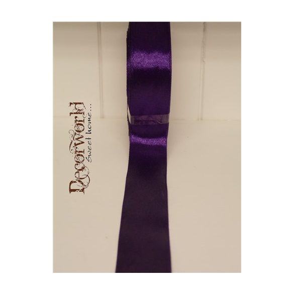 Szatén szalag 25mm/22.86m világos padlizsán