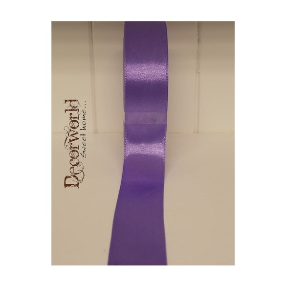 Szatén szalag 25mm/22.86m milka lila