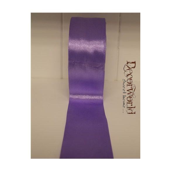 Szatén szalag 38mm/22.86m milka lila