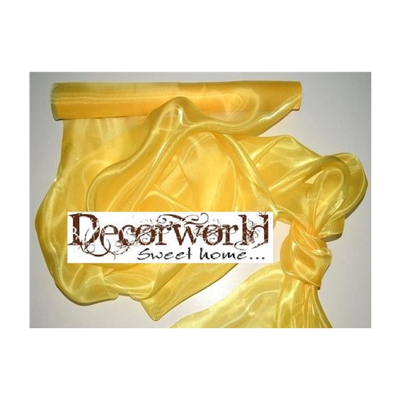 Szatén-organza 47cm/10m - Citrom