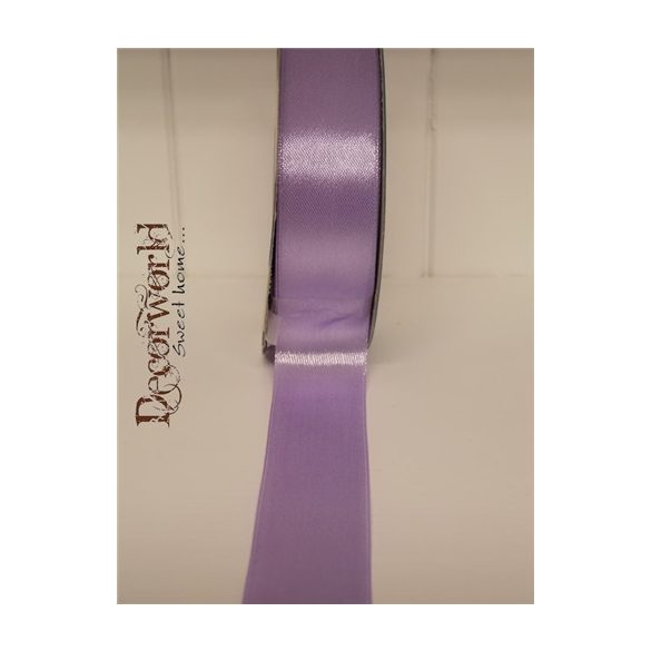 Szatén szalag 25mm/22.86m levendula lila