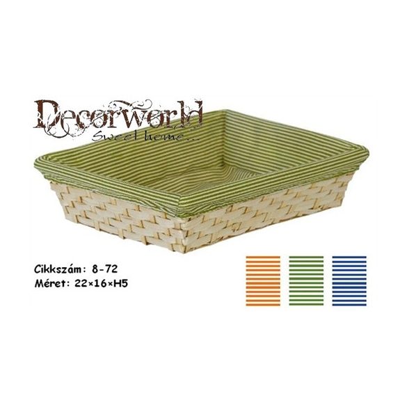 Bambusz kosár MIX zöld
