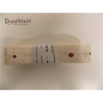 Szatén szalag virág mintás 25mmx10m Ekrü