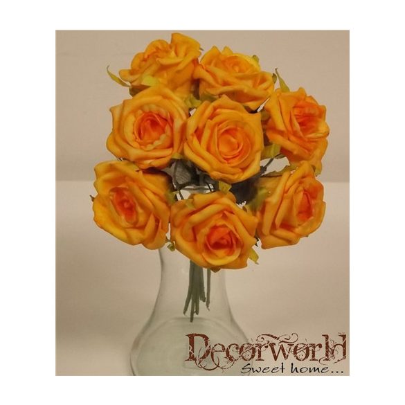 Szép Poli nyitott rózsa s/8 sárga