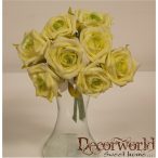 Szép Poli nyitott rózsa s/8 zöld