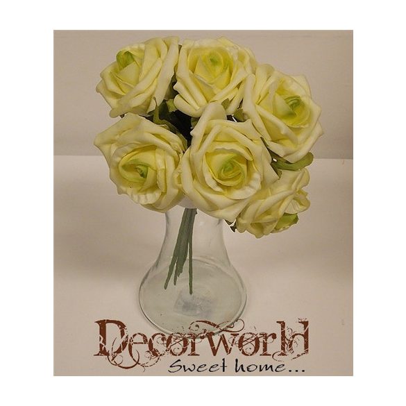 Rózsa S/6 világos zöld