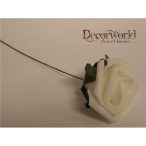 Rózsafej kicsi poly S/24 Törtfehér