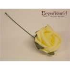 Rózsafej kicsi poly S/24 Sárga