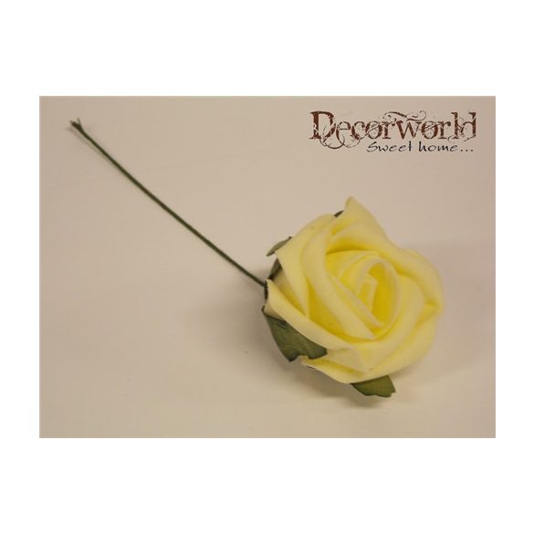 Rózsafej kicsi poly S/24 Sárga