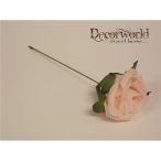 Rózsafej kicsi poly 24db Babarózsaszín