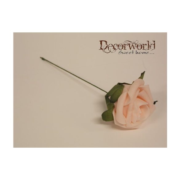 Rózsafej kicsi poly 24db Babarózsaszín