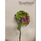 Selyemvirág hortenzia Zöld-lila