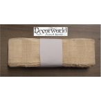 Textil szalag 38mm/10m kockás krém/bézs