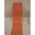 Szalag szövet kockás/narancssárga 38mmx10m