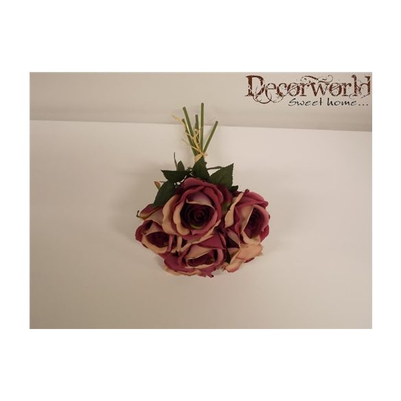 Rózsaköteg S/6 bordó