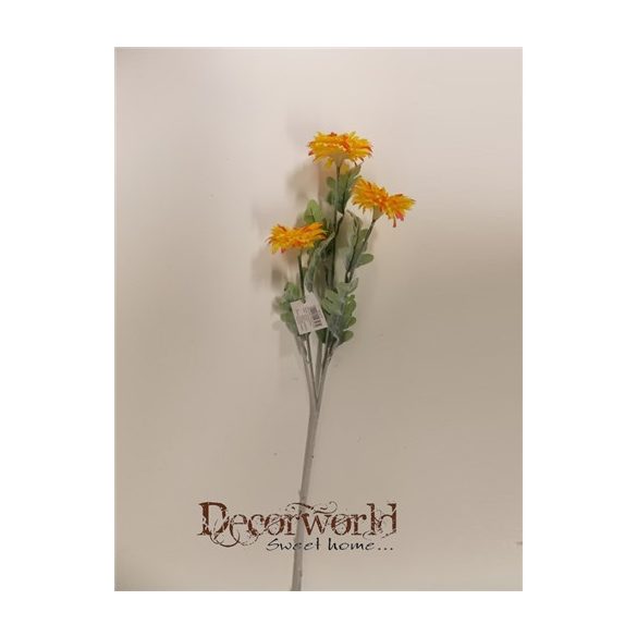 Százszorszép szál sárga-narancs