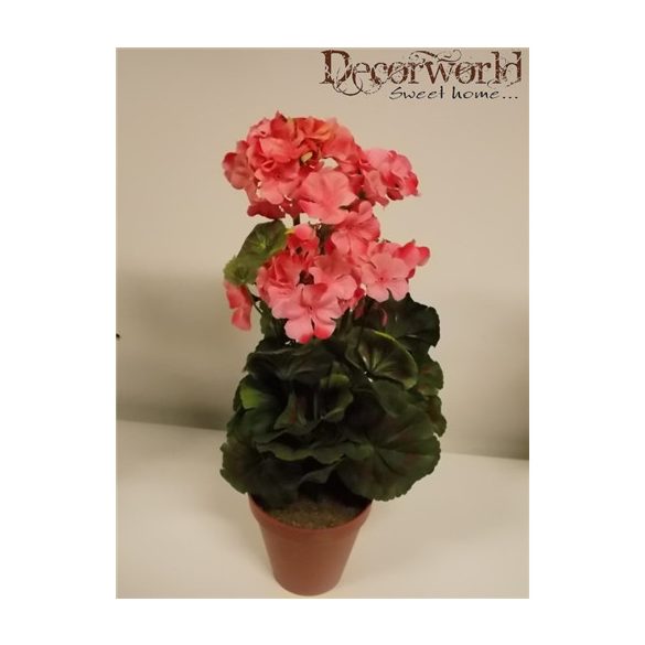 Cserepes muskátli pink 40cm