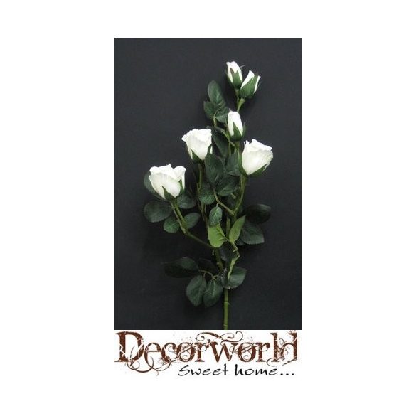 Élethű rózsaág fehér