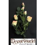 Élethű rózsaág sárga-rózsaszín