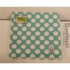 Daisy szalvéta 20db/cs akcios menta pöttyös