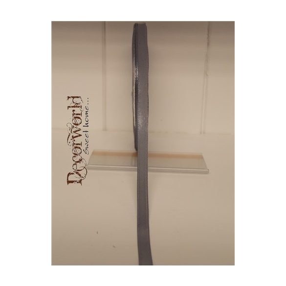 Szatén szalag 6mm/22.86m sötét szürke