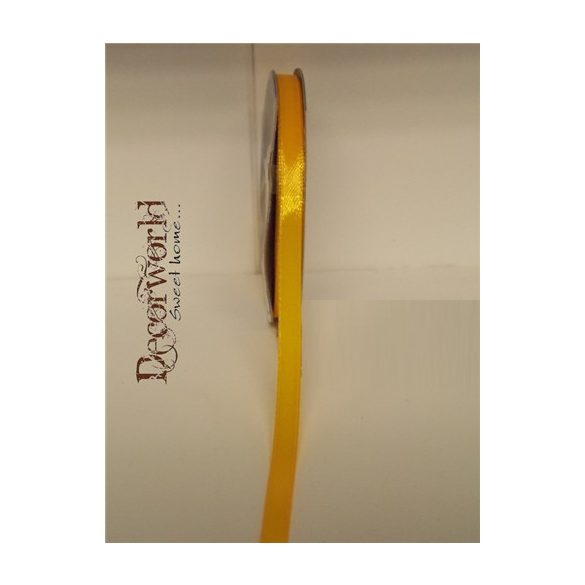 Szatén szalag 6mm/22.86m világos napsárga