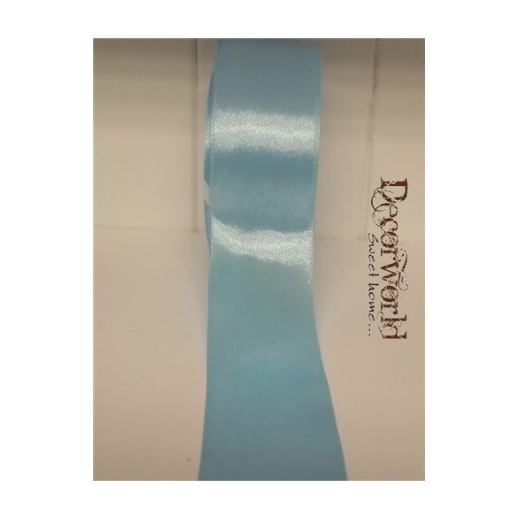 Szatén szalag 38mm/22.86m halvány kék