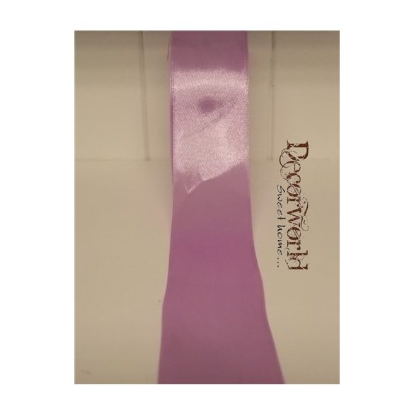 Szatén szalag 38mm/22.86m rózsaszínes lila