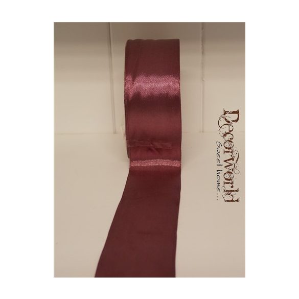 Szatén szalag 38mm/22.86m lilás mályva