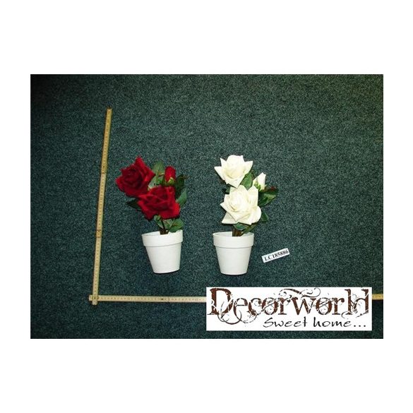 Rózsa kaspóban 34cm