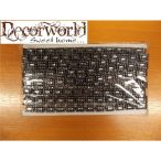   Műanyag Strassz Girland Ezüst-Fekete Négyszög 10 yard 1cm